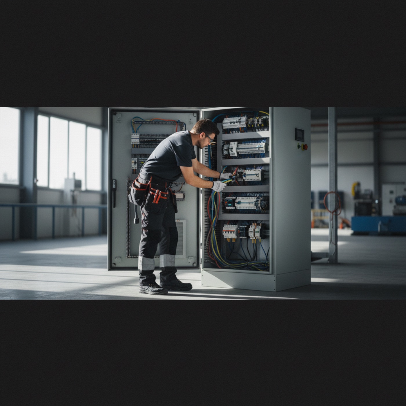 Anlagenmechaniker bei der Arbeit an einer Industrieanlage