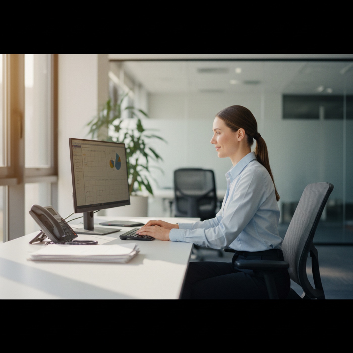 Arbeitsplatz im Büro